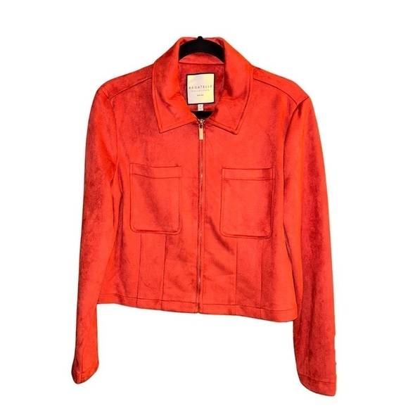 NWT Bagatelle Faux Suede Jacket - Size: M - Picture 1 of 4